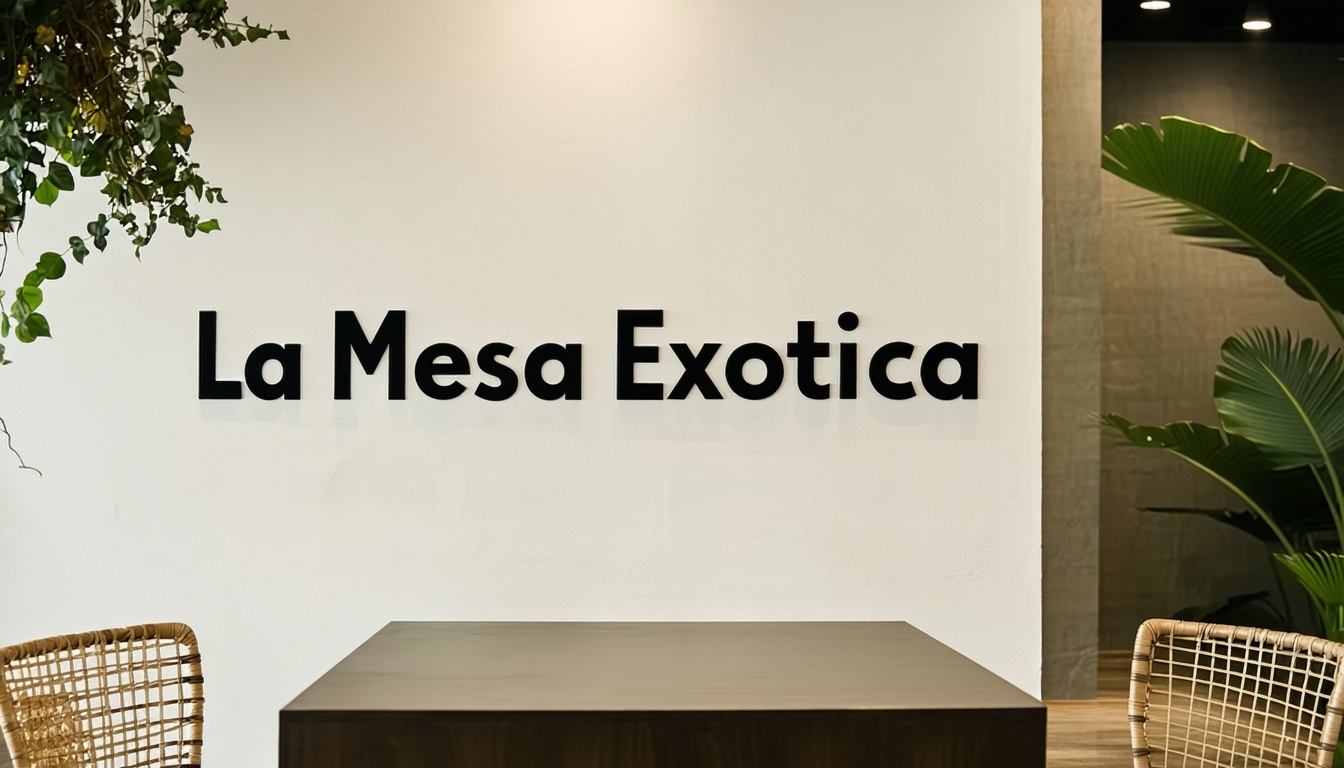 Logo de La Mesa Exótica